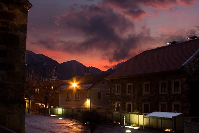 Sankt Johann sunset